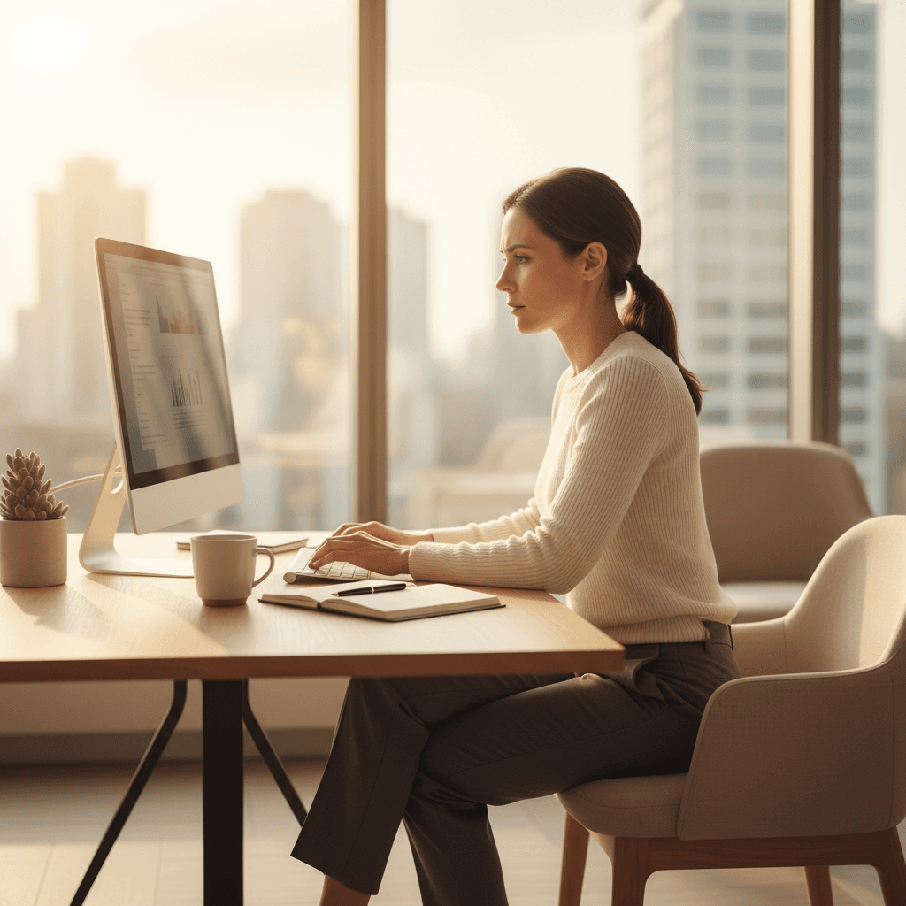 Construction cost estimator working on quantity takeoff calculations